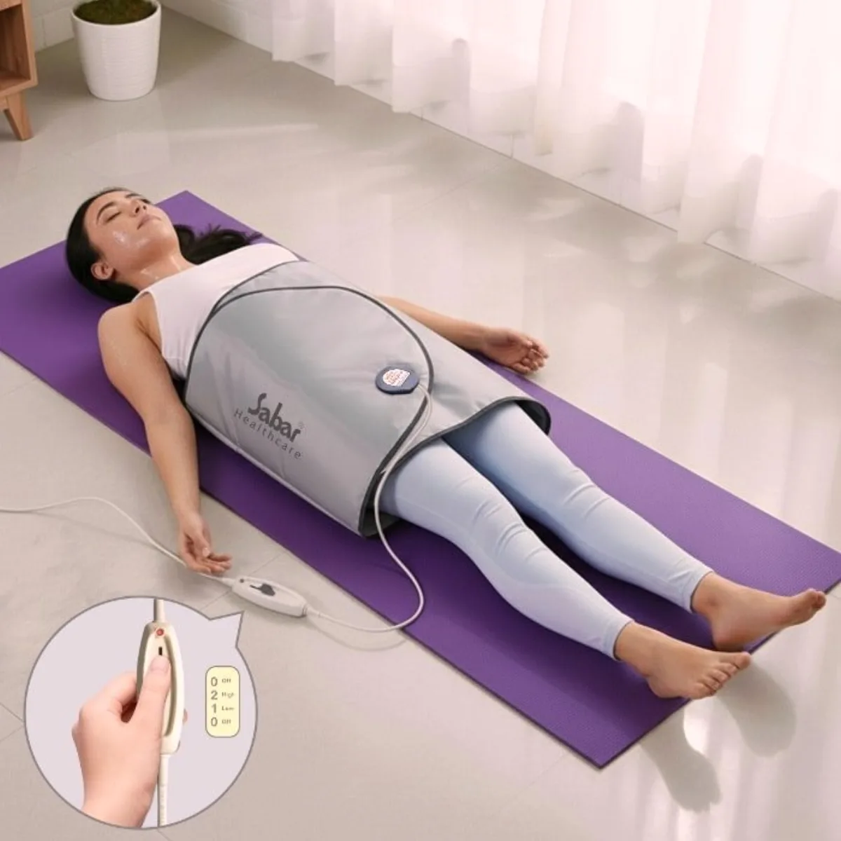 Sauna belt at Dr. Tupe's Clinic