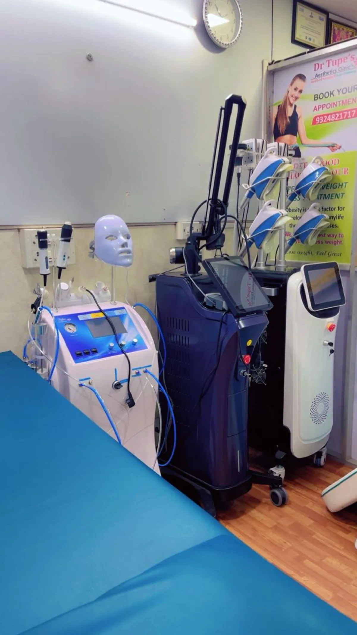 Treatment room at Dr. Tupe's Clinic